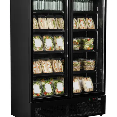 Tefcold Skříň chladicí  prosklené dveře Atom Maxii C2DBB (4)