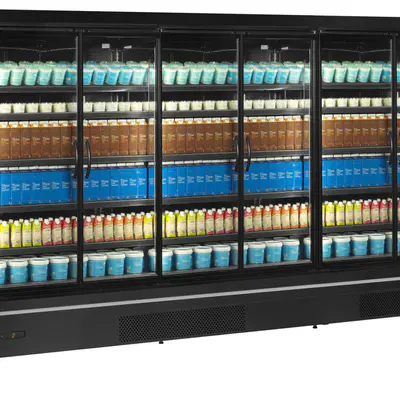 Tefcold Vitrína chladicí přístěnná kř. dveře MDCA 3750 HB (6)