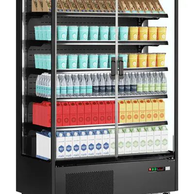 Tefcold Vitrína chladicí přístěnná kř. dveře PC1250B (5)