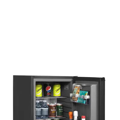 Tefcold Minibar plné dveře, černé opláštění TM 42 (3)