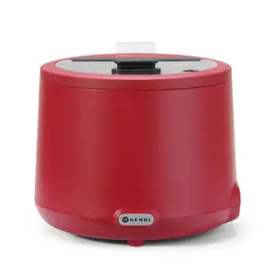 HENDI Kotlík na polévku UNIQ, 8L, Červená, 220-240V/500W (3)