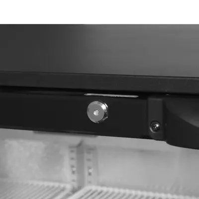 Tefcold Minibar prosklené křídlové dveře, černá DB301H-3 (4)
