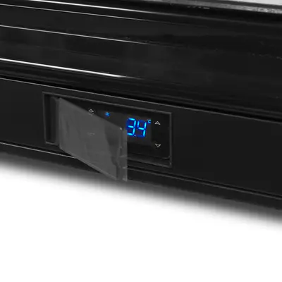 Tefcold Minibar prosklené křídlové dveře, černá DB301H-3 (5)