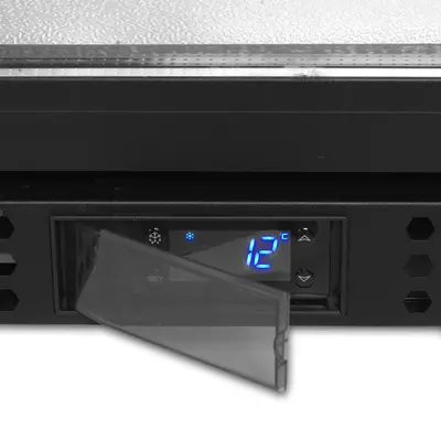 Tefcold Minibar prosklené křídlové dveře, černá BA6H (4)