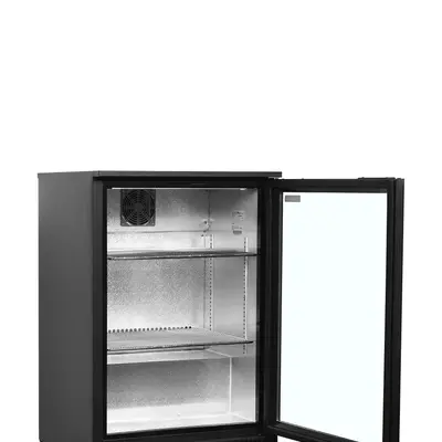 Tefcold Minibar prosklené křídlové dveře, černá BA21H (2)