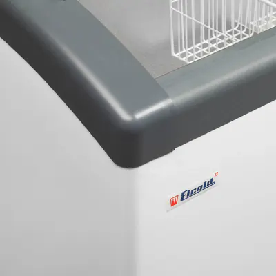 Tefcold Mraznička pultová , posuv. oblé víko Focus 131 GREY (3)