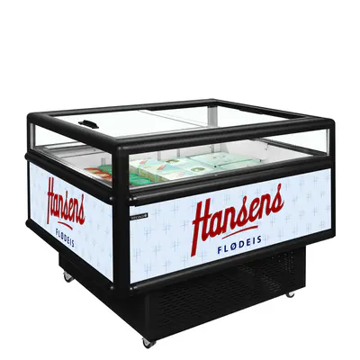 Tefcold Vitrína černá chladicí / mrazicí s přepínáním UHD 201 Black (5)