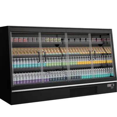 Tefcold Vitrína chladicí přístěnná, kř. dveře Galaxy+ GPL26FGD Black (4)