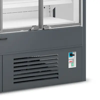 Tefcold Vitrína chladicí  přístěnná, posuv. dveře Varna 210/60 DP mini (3)