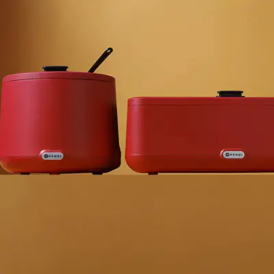 HENDI Chafing dish UNIQ, Červená, 220-240V/700W (4)