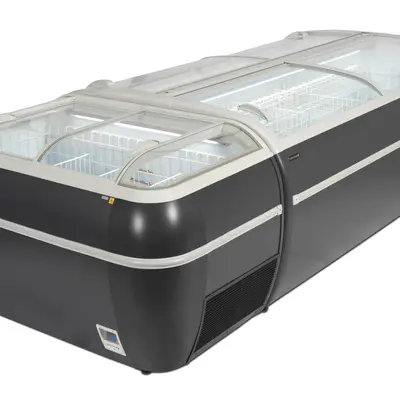 Tefcold Ostrov mrazicí, antracit TWIN 220A-F (3)