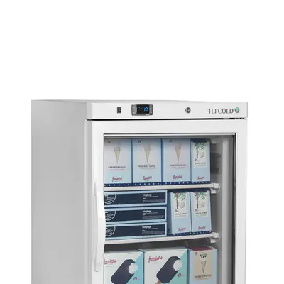 Tefcold Skříň mrazicí  prosklené dveře, bílá UF200VGW (3)