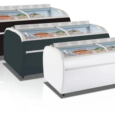 Tefcold Ostrov mrazicí, černá TWIN 220B-F (4)