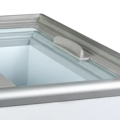 Tefcold Mraznička pultová prosklené rovné víko IDA200-W1 (4)