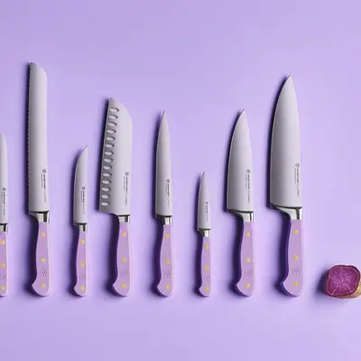 Wüsthof Nůž na chleba s dvojitě vlnkovaným ostřím, Purple Yam, 23 cm CLASSIC COLOUR (5)