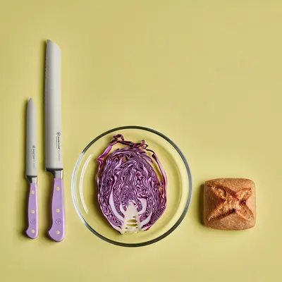 Wüsthof Nůž na uzeniny s vlnkovaným ostřím, Purple Yam, 14 cm CLASSIC COLOUR (5)