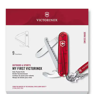 Victorinox Nůž kapesní červený - můj první Victorinox (3)