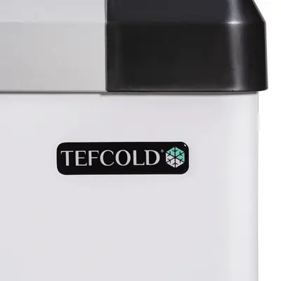 Tefcold Mraznička pultová  prosklené oblé víko IDB400-W1 (5)