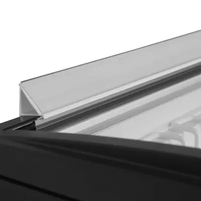 Tefcold Mraznička pultová  prosklené oblé víko IDB500-W1 (4)