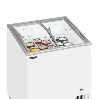 Tefcold Mraznička pultová  prosklené oblé víko IC202SCEB (2)