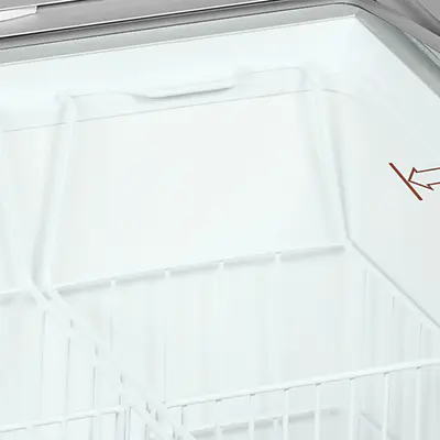 Tefcold Mraznička pultová  prosklené oblé víko IC502SCEB (4)
