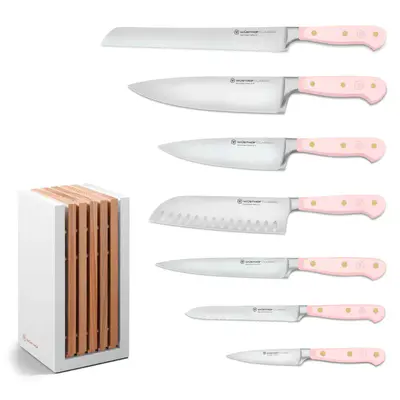 Wüsthof Blok na nože se 7 noži, Pink Himalayan Salt CLASSIC COLOUR (2)