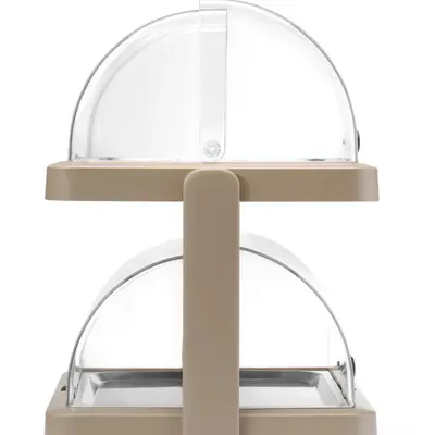 HENDI Pult chladicí Duo UNIQ, designed by Robert Bronwasser, Béžová, 480x355x480mm (2)