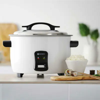 HENDI Rýžovar, Kitchen Line, 10L, 230V/2900W, 528x487x(H)370mm (2)