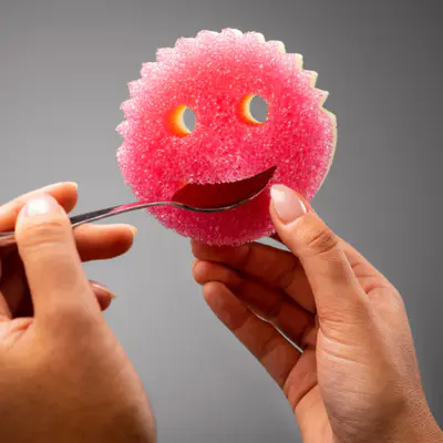 Scrub Daddy Houbička Scrub Mommy Pink Single růžová (4)