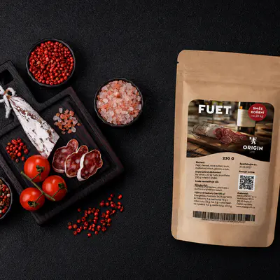 Origin Line Kořenicí směs bez soli Fuet 230 g na 20 kg díla (2)