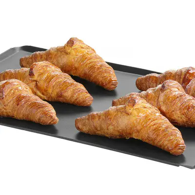 HENDI Plech pečicí s nepřilnavým povrchem CONVECTOMAT BAKE, GN 1/1, Černá, 530x325x(H)10mm (2)