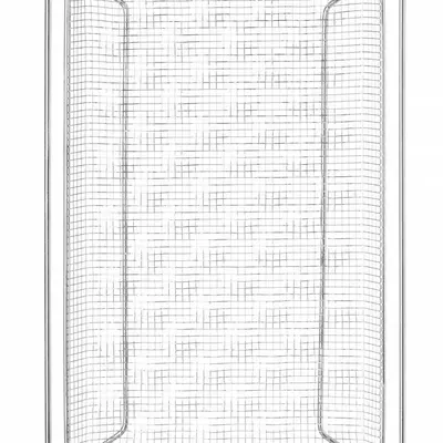 HENDI Koš na hranolky, vlnitý CONVECTOMAT FRY, GN 1/1, 530x325x(H)40mm (2)