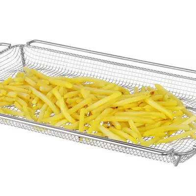 HENDI Koš na hranolky, vlnitý CONVECTOMAT FRY, GN 1/1, 530x325x(H)40mm (3)