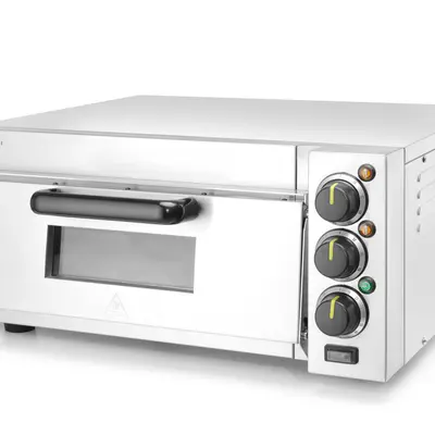 HENDI Pec na pizzu jednokomorová 2000 W, Stříbrná, 230V/2000W, 580x560x(H)275mm (2)