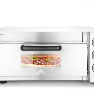 HENDI Pec na pizzu jednokomorová 2000 W, Stříbrná, 230V/2000W, 580x560x(H)275mm (5)