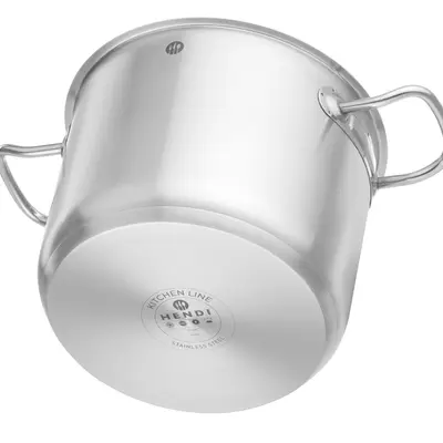 HENDI Hrnec vysoký - bez poklice, Kitchen Line, 45L, ⌀400x(H)360mm (3)