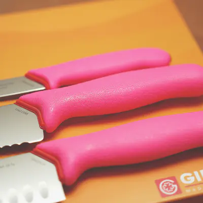 Giesser Sada nožů PrimeLine G 9853 FUNKY PINK (3)