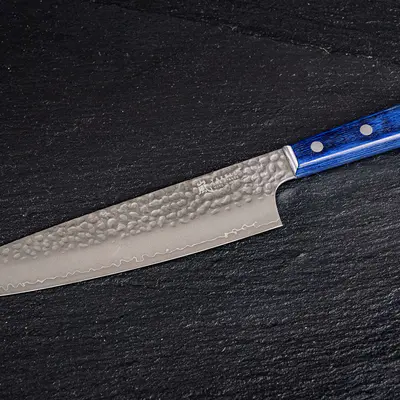 Yaxell Japan Nůž Gyuto BLUE BREEZE kuchařský 200 mm (6)