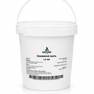 Nature line Česneková pasta 90% + 10% soli 1 kg (4)