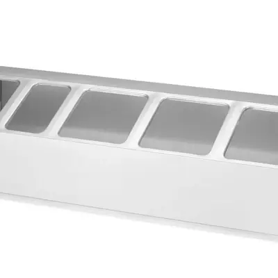HENDI Držák na GN, 5 přihrádek, 745x245x215mm (2)