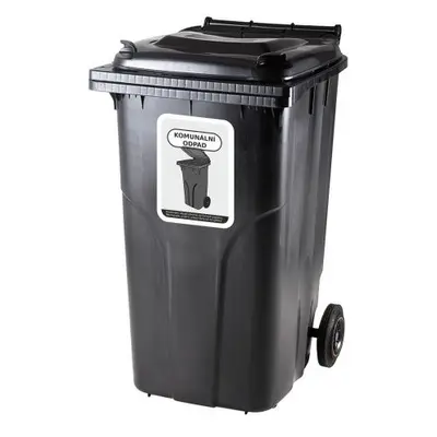 Nádoba plast 240 l černá (3)