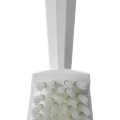 Vikan Kartáč s krátkou rukojetí tvrdý - bílý (2)