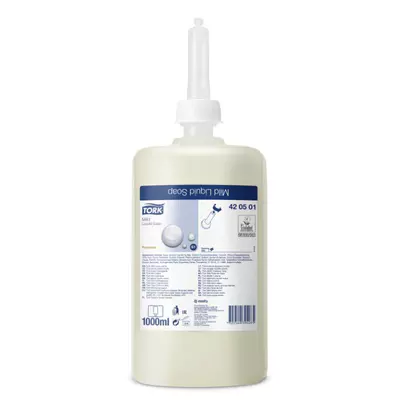 Tork Mýdlo tekuté hygienické 1l EXTRA S1 (2)