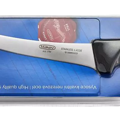 Mikov Nůž vykosťovací zahnutý 312 NH 13cm černý (2)