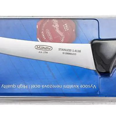 Mikov Nůž vykosťovací zahnutý 312 NH 15cm černý (3)