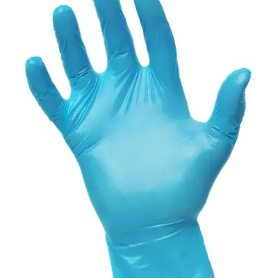 Rukavice Hygrip TPU modré bezprašné 200ks - XL (2)
