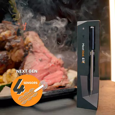 MeatStick Teploměr bezdrátový 4X PM871/200m Bluetooth (4)