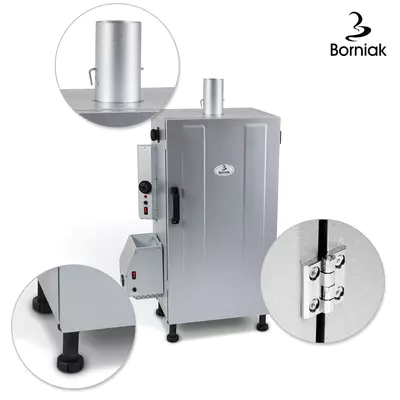 Borniak Udírna BBDS-N-150 digitální nerez /Inox 1.5CZ/ (6)