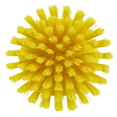 Vikan Kartáč ruční tvrdý kulatý - žlutý (2)