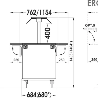 ROCAM Salát bar EROS 3 R/F (2)